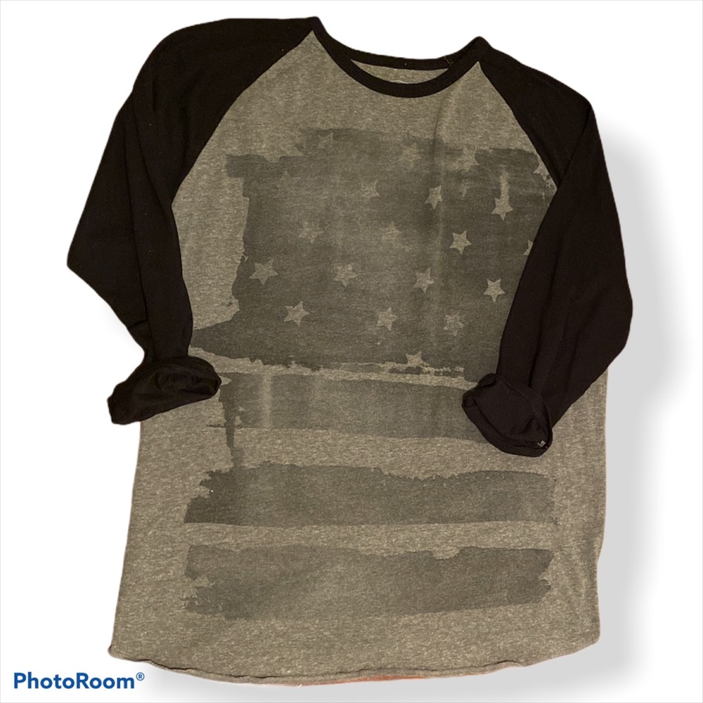 American Eagle Men’s Flag Baseball Tee | Large